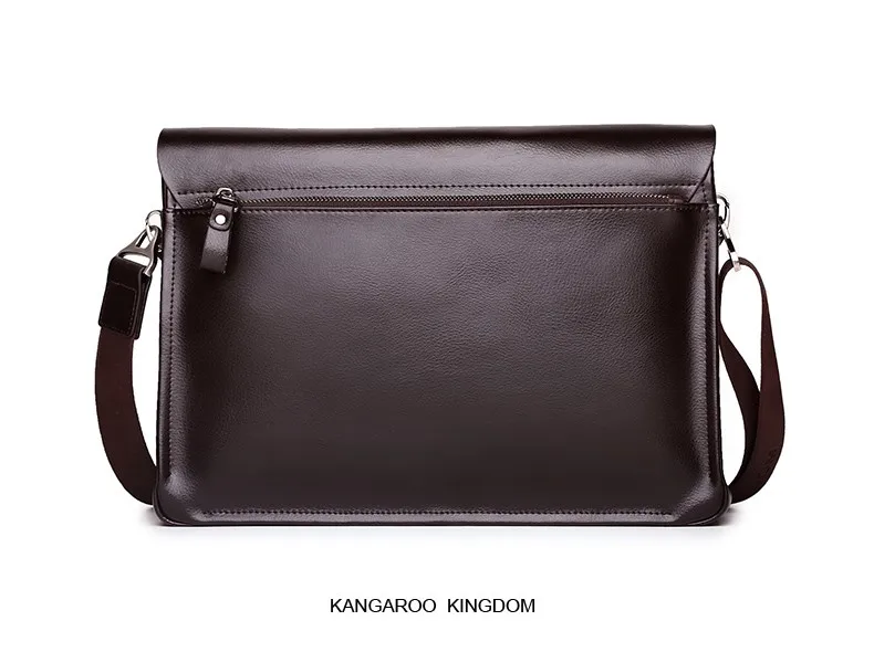 Kangaroo Kingdom, известный бренд, мужская кожаная сумка, мужские сумки-мессенджеры, ранец