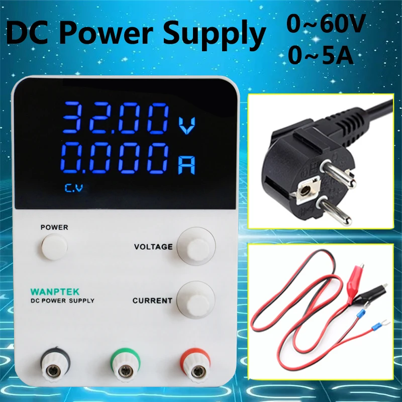 

Mini laboratory digital DC Power Supply 0-60V 0-5A four display Single phase adjustable Switch Power Supply Voltage Regulators
