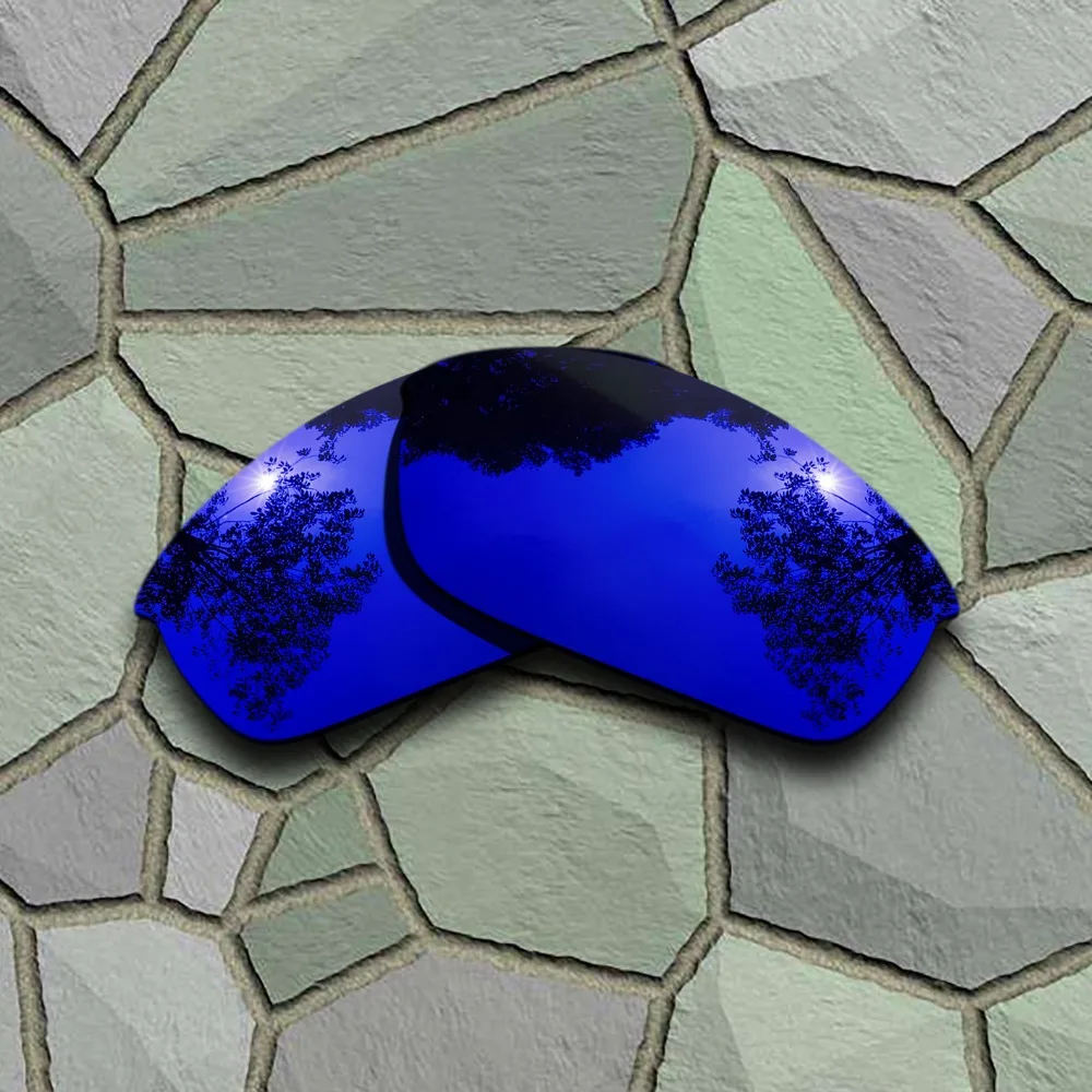 Sky Blue&Violet Blue Sunglasses Polarized Replacement Lenses for Oakley Flak Jacket