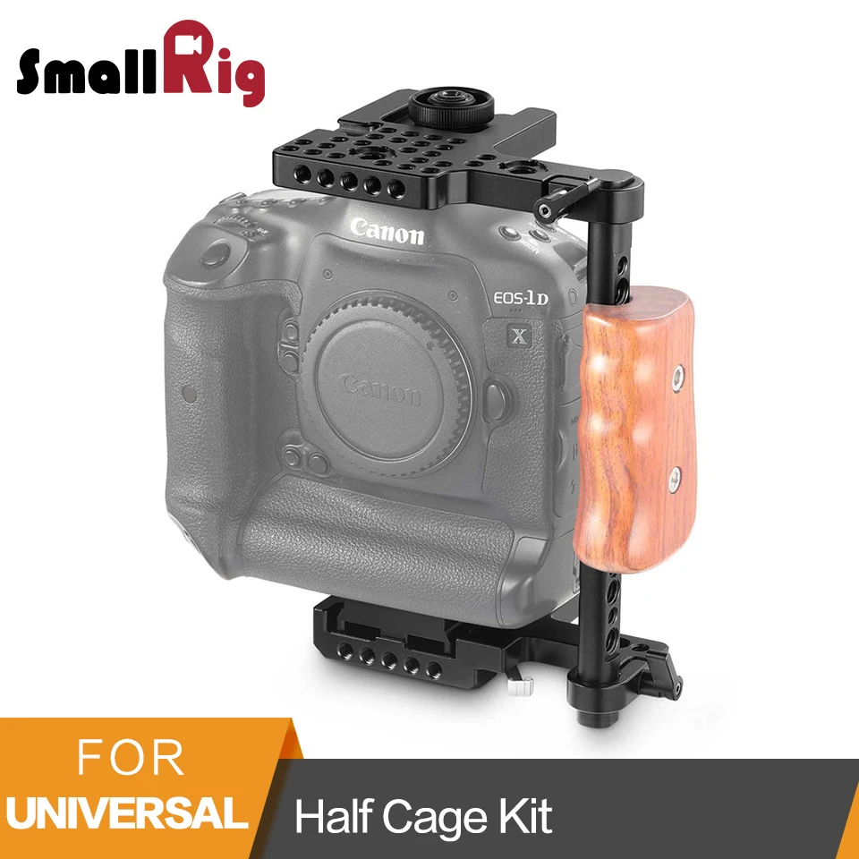 

SmallRig QR VersaFrame Half Cage With Built-in Manfrotto QR Plate For Canon Nikon DSLR Cameras - 2062