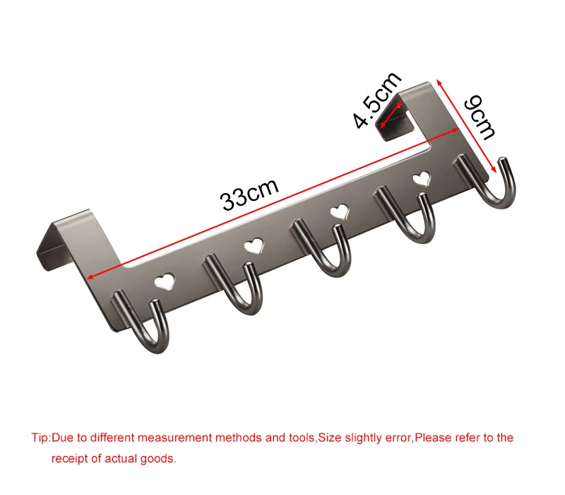 Аксессуары для ванной комнаты, крючки для одежды, современные Крючки для двери, алюминиевые удобные крючки для одежды на дверь BAIANLE