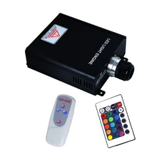 45 Вт светодиодный волокно Двигатель Небольшого рабочего объёма РЧ беспроводной пульт дистанционного управления оптический волоконные лампы Драйвер Алюминий 45 Вт Волоконно-Оптический Двигатель Небольшого рабочего объёма AC100~ 256 V вход