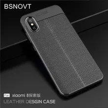 For Xiaomi Mi 8 Explorer Edition Case Soft Silicone PU Leather Shockproof Anti-knock Phone Case For Xiaomi Mi 8 Explorer Edition kykeo серый xiaomi mi 8 explorer