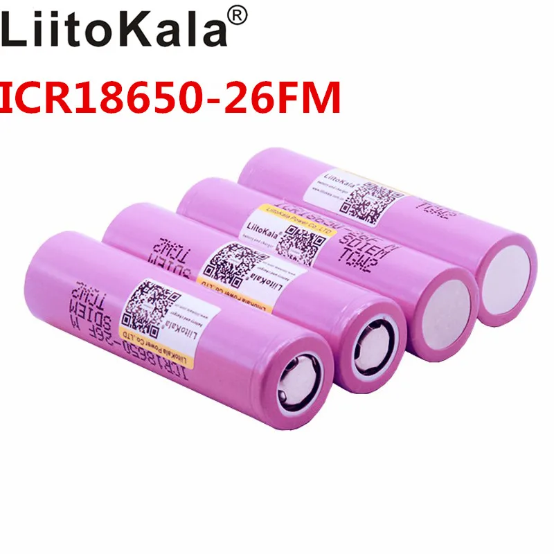 Литий ионный аккумулятор Liitokala 100% оригинал 18650 2600 мАч 3 7 В 2500|Перезаряжаемые
