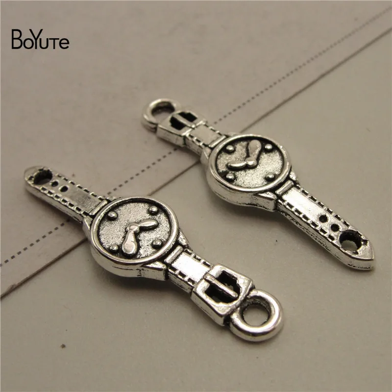 BoYuTe (100 PiecesLot) Metal Alloy 359MM Watch Pendant Charms Diy Hand Made Jewelry Accessories Wholesale (1)