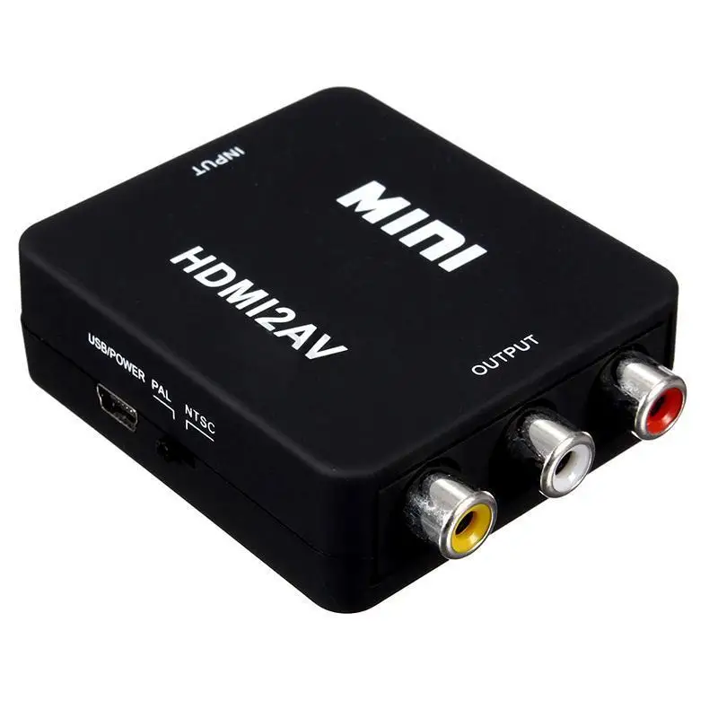 Мини Переходник HDMI AV r1080p RCA для HDTV HD DVD видео входной сигнал CVBS мини переходник|mini