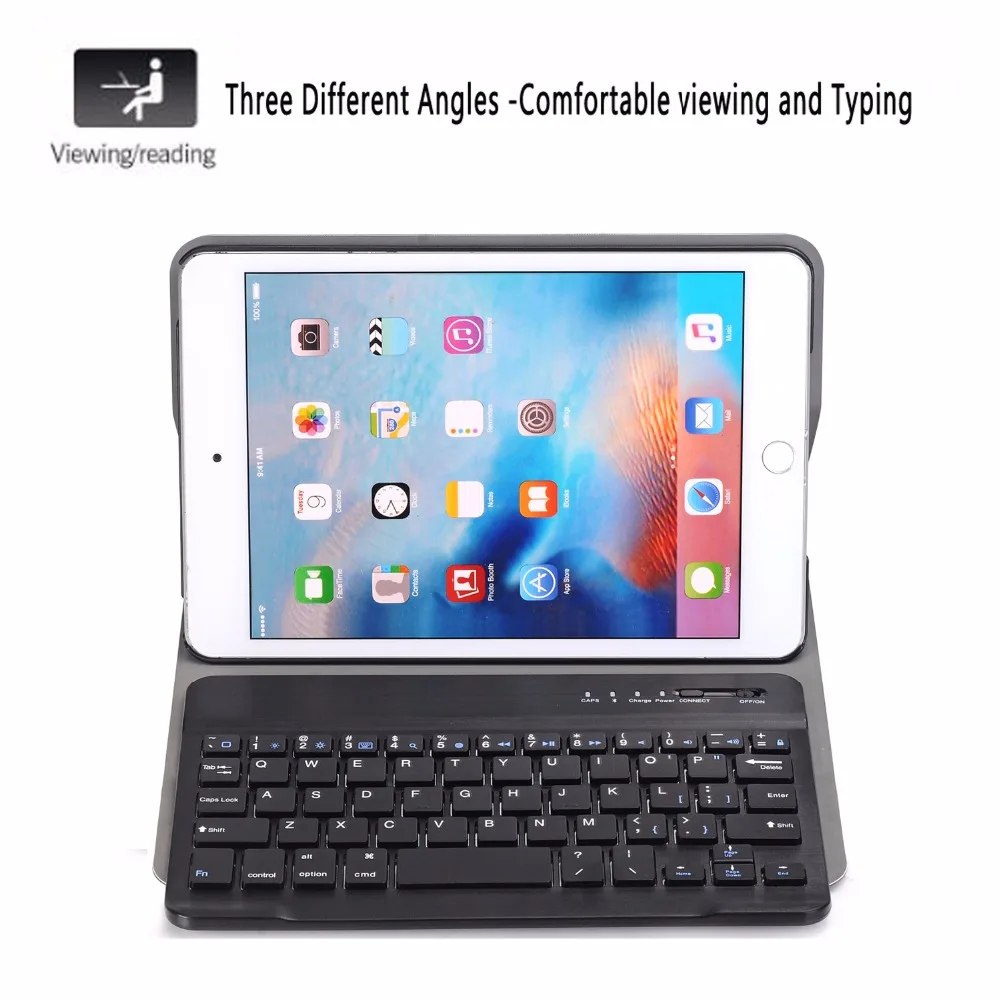 Отсоедините чехол с клавиатурой Bluetooth для Apple iPad Mini 5 2019 Mini5 4 Mini4 7 9 клавиатура