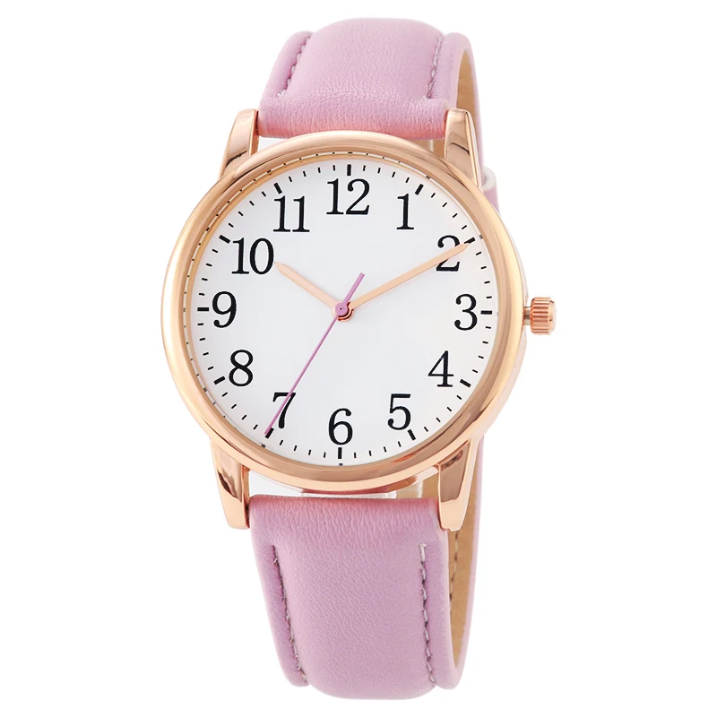 Luxury Women's Watches Fashion female Casual wristwatch ladies Arabic number dial Leather Quartz Watch wrist Luxury Women's Watches Fashion female Casual wristwatch ladies Arabic number dial Leather Quartz Watch wrist