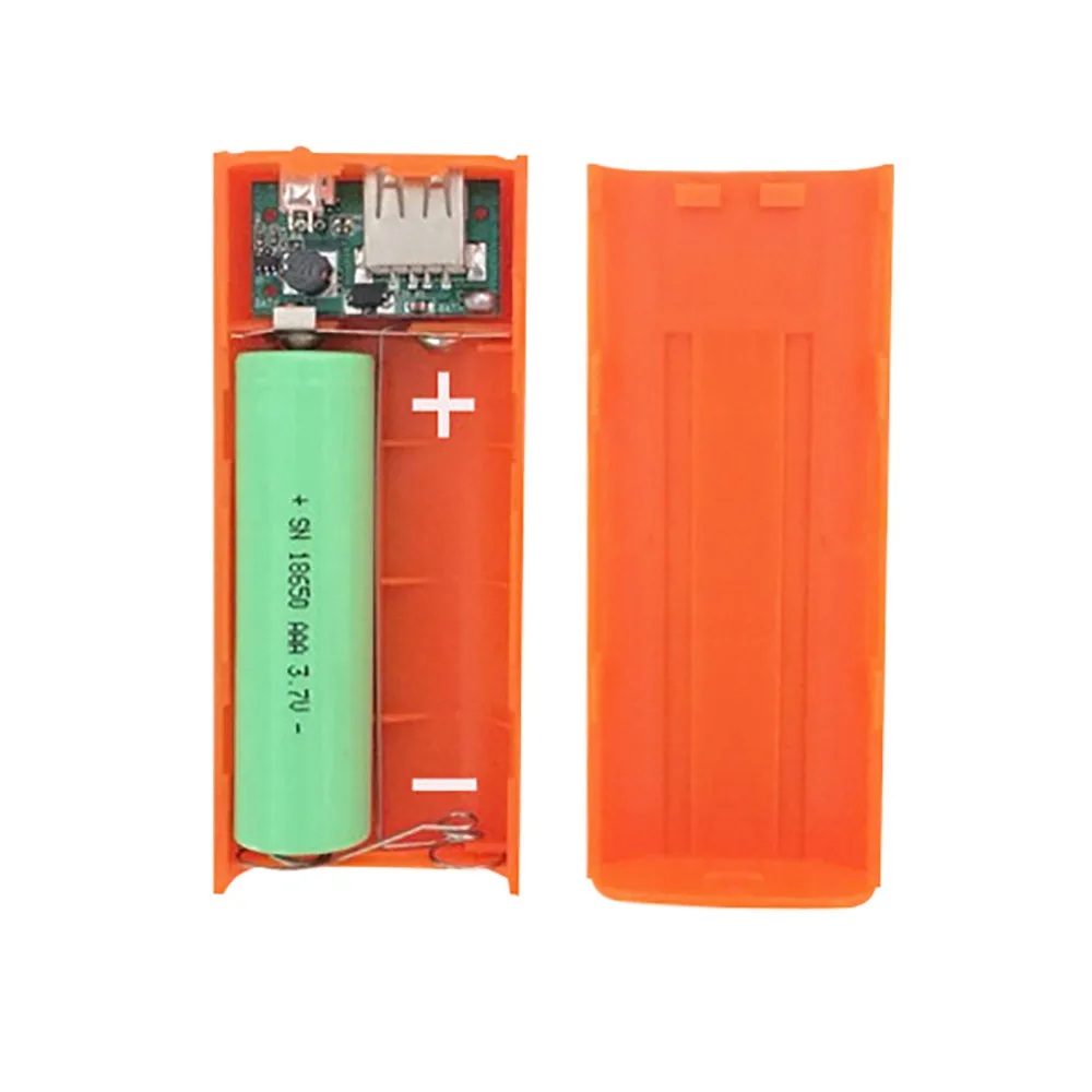 

1 PC USB Power Bank 5600mAh DIY Box No Battery 2X 18650 Li-battery Battery Replacement Charger Case For Smart Phone 10Jun 6
