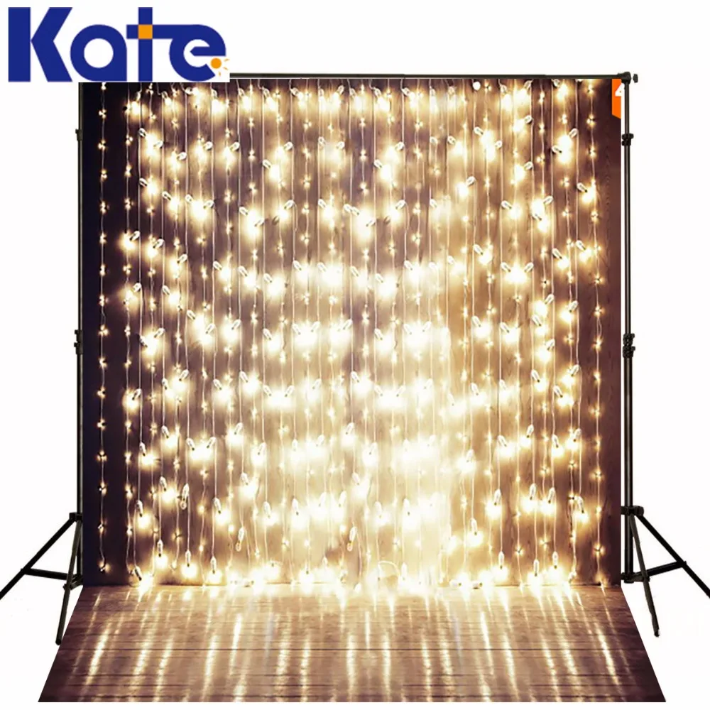 

Kate Bokeh Photography Backdrops Lights Floor Photography Background For Wedding Photo Booth Backdrop Washable Background