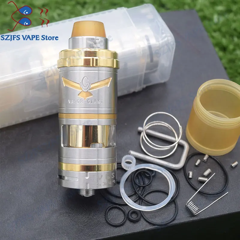 Вейп Giant V6S RTA 6 мл/7 мл 23/25 мм 316ss с регулируемой одинарной катушкой верхним