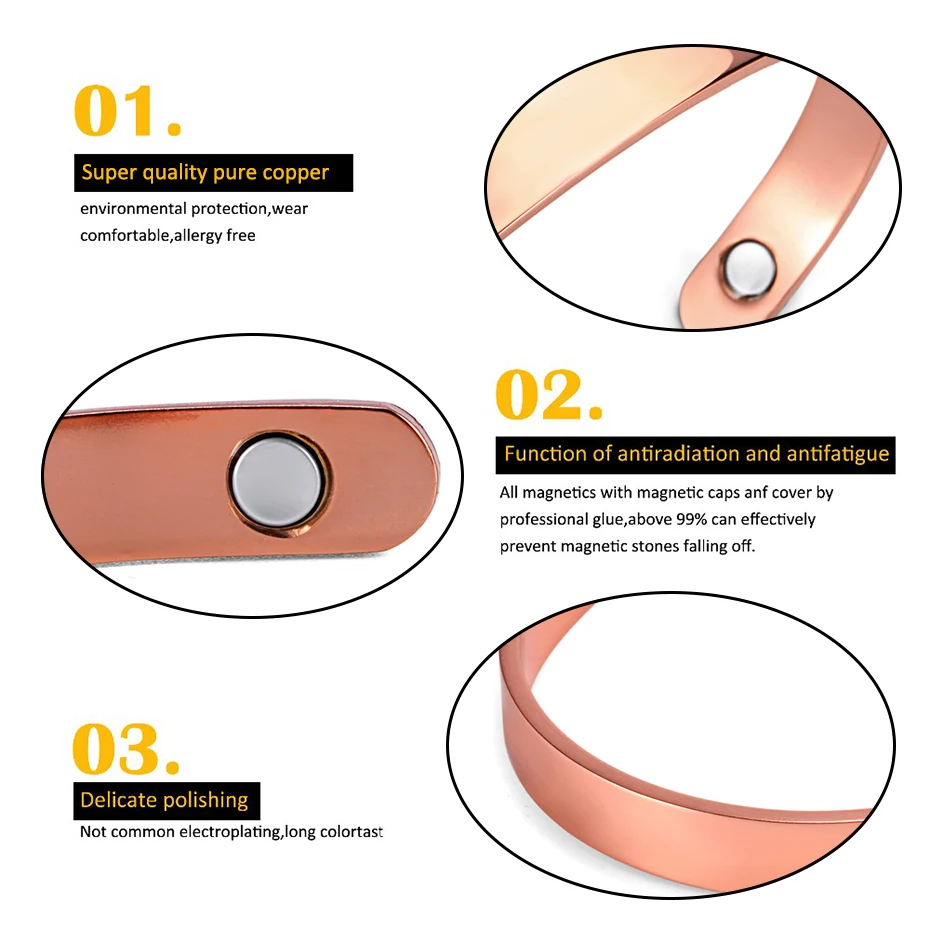 Health magnetic Bracelets & Bangles  (17)