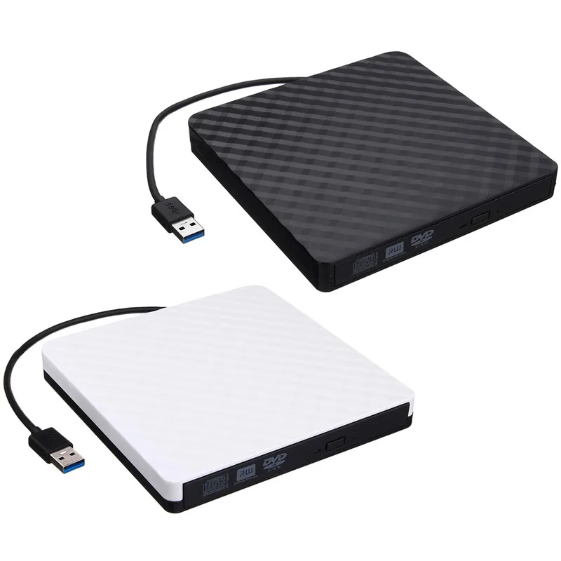 

Portable USB 3.0 DVD Writer External Optical Drive DVD Burner Slim Ultra DVD-ROM Player Sucker Driver For Notebook Laptop