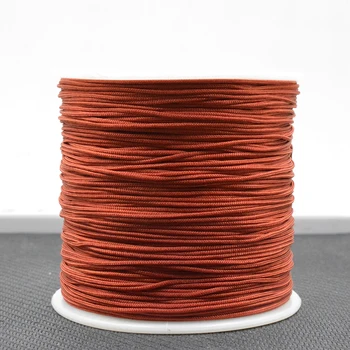 

Light brown 100yards Length & 0.8mm Diamter Chinese Macrame String Wire Cord Thread for DIY Necklace Bracelet Braided String