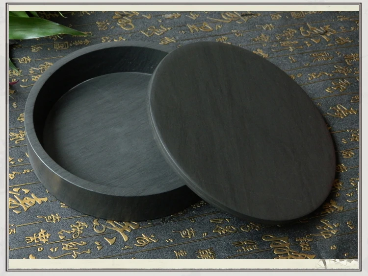 Big Size Chinese Inkstone Hand Carving Inkslab Calligraphy Chinese Ink Stone For student She Yan