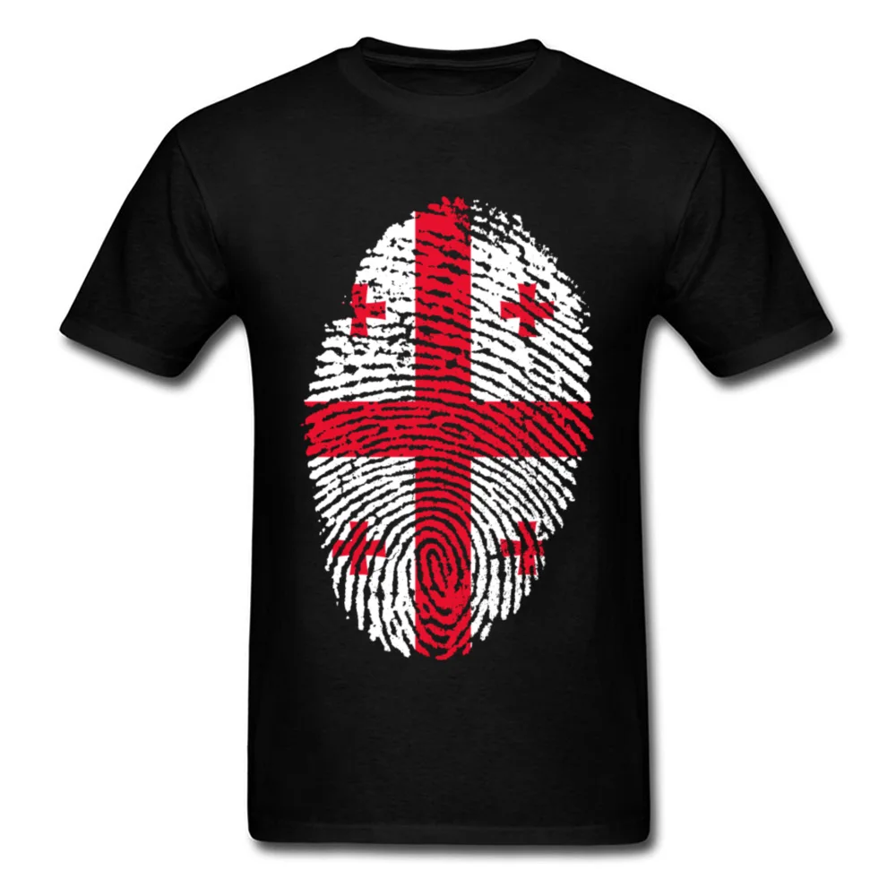 Georgia Flag Fingerprint_black