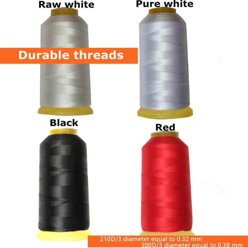 

900meters , 0.38mm Red/Blue/Black/Grey High Durable polyester sewing thread for Jeans/Canvas/Leather/Sofa