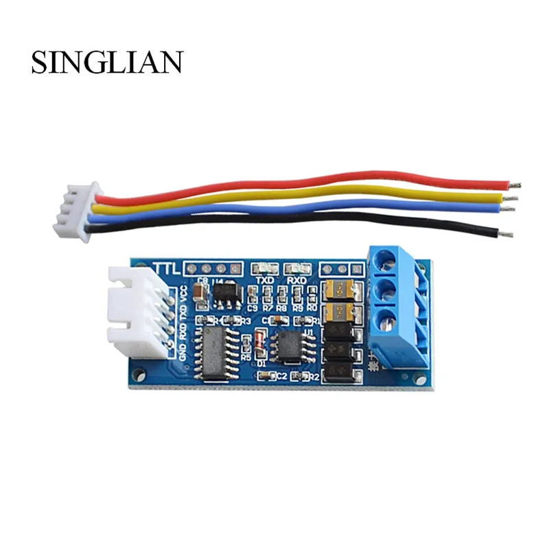 NEW 5PCS/lot TTL to RS485 Module RS485 to TTL Signal Single Chip Microcomputer Serial Port Hardware Automatic Flow Control