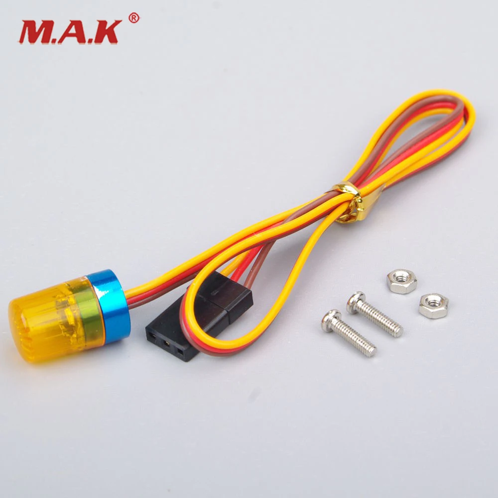 1 10 Scale 9x15mm AX 511 Circular Ultra Bright RC Car LED Lamp Light With Strobing