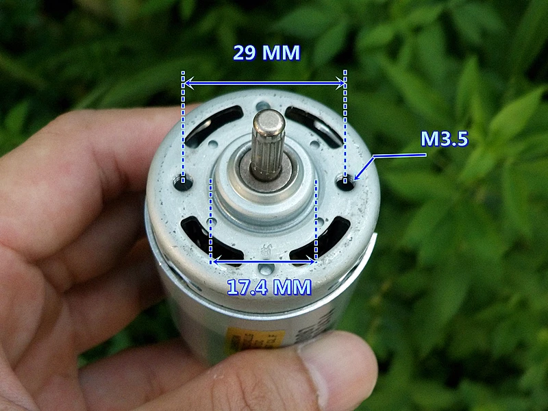 DC24V-120V 7512 миниатюрная компенсированная Угольная щетка с постоянным магнитом электродвигатель электроинструменты/Аксессуары для мотора DIY(6,5