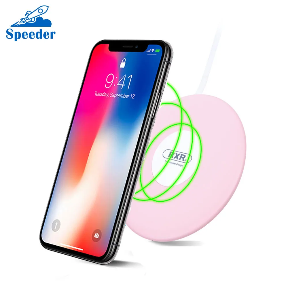 

Qi Wireless Charger for iPhone X 8 Plus 10W Fast Wireless Charging Pad for Samsung Galaxy S8 S9 S7 Edge Phone Wireless Charger