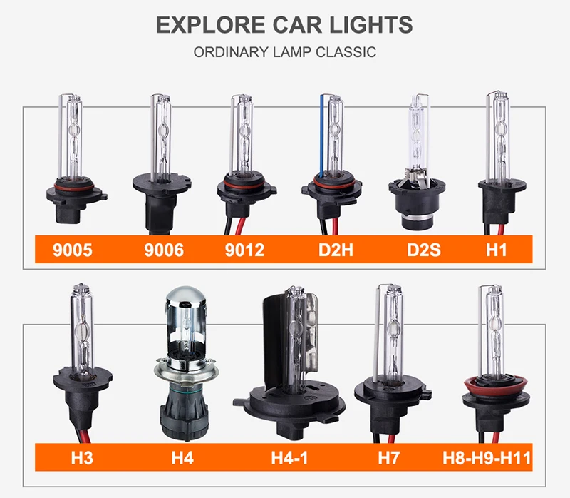 Mgtv Light Высокое качество 12В 55Вт Hid Xenon комплект H1 H3 H7 H27 H11 H4 Bi Xenon Hi/низкая 9005 9006 D2S D2H 9012 H27 880 головной светильник