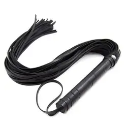48 см искусственная кожа хлыст для верховой езды кроп вечерние Ручки Flogger queen черный конский хлыст для верховой езды развлечения