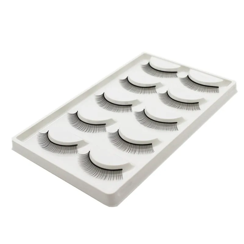 

5 Pairs/Set False Eyelashes Handmade Training Lashes For Beginners Eyelash Extensions Beauty Salon Student Practice