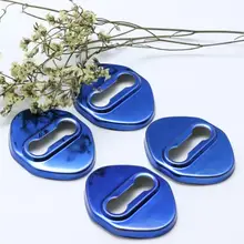 4 шт Анти ржавчина Автомобильный Дверной замок Защитная Пряжка Обложка для mazda 2 mazda2 DY DE DJ 2002- автомобиль Средства для укладки волос