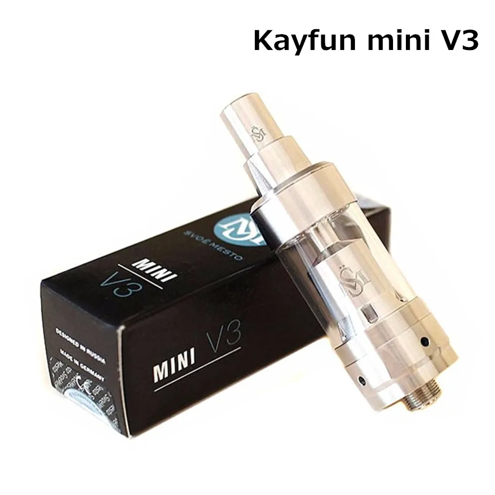 

High Quality Kayfun Mini V3 Rda Atomizer Airflow Control Rebuildable RTA RBA Tank 316 Stainless Steel Fast Ship Hot Selling