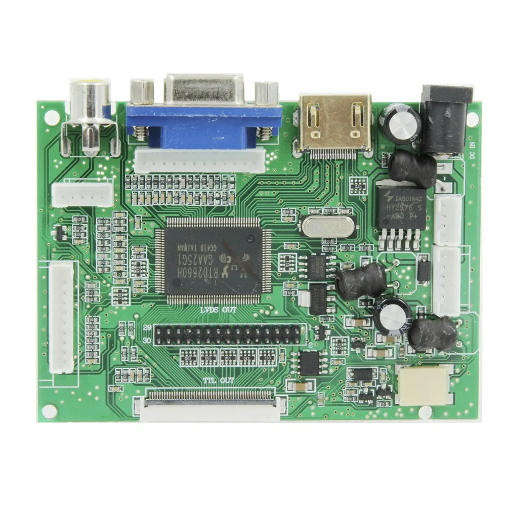 For Raspberry Pi 3 LCD Display Capacitive Touch Screen Matrix TFT Monitor HDMI VGA AV FPV Input Driver Board Controller 800*600