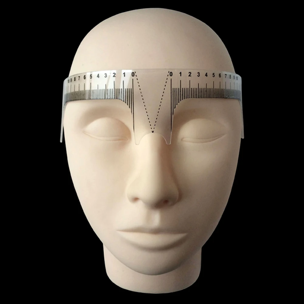 

Eyebrow Grooming Stencil Shaper Ruler Measure Tool Makeup Reusable Eyebrow Ruler Tool Measures