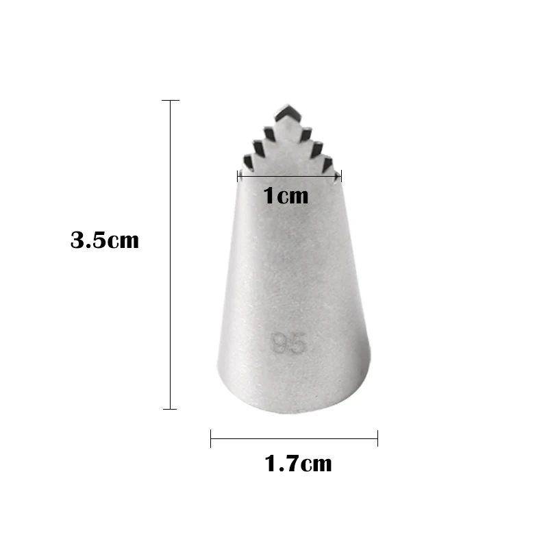 Delidge 1 шт. 5 узоров насадка для декорирования торта Нержавеющая Сталь Кекс глазурь трубопровод тюльпан насадки листик для торта украшения DIY Десерт инструмент - Цвет: C2198