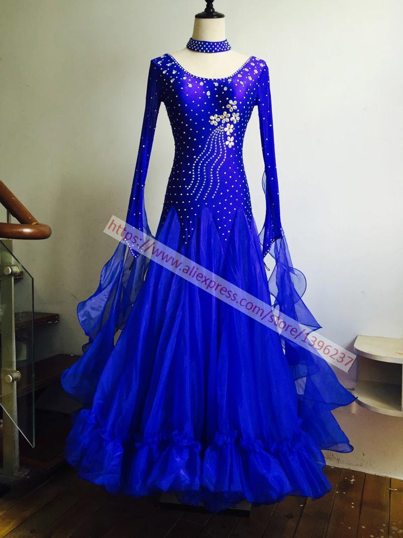 

Standard Ballroom Dance Dresses Women High Quality Tango Waltz Dancing Skirt Stage Ballroom Competition Dance Dress