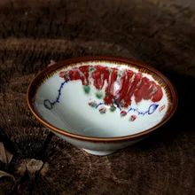 Новые Керамические кунг-фу чайные чашки ручная роспись переменная Youligong сине-белая фарфоровая шляпа к чашке чайного света