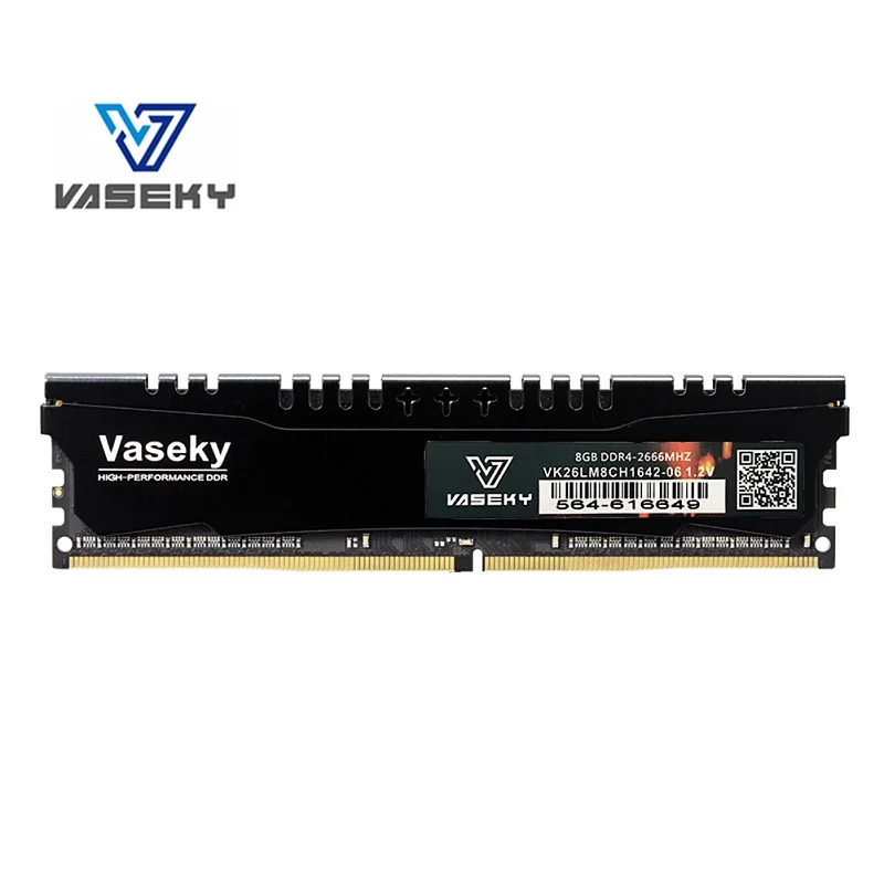 Vaseky PC Память ram Memoria модуль настольный компьютер DDR4 4 Гб 2400 МГц PC4-19200