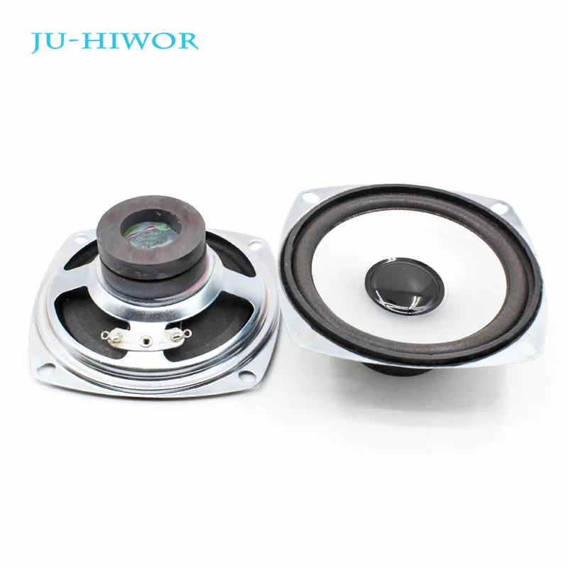 

2pcs 4 Ohm 3W Loudspeaker 78MM 3 Inch Square Speaker 32MM Double External Magnetic Black Bright Cap Foam Edge