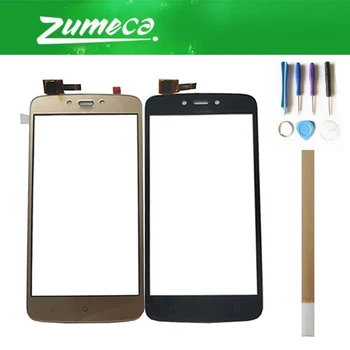 

For Motorola C Plus XT1721 XT1722 XT1723 XT1724 XT1725 Moto C Plus Touch Screen Digitizer Lens Glass Black Gold Color+Tape&Tool
