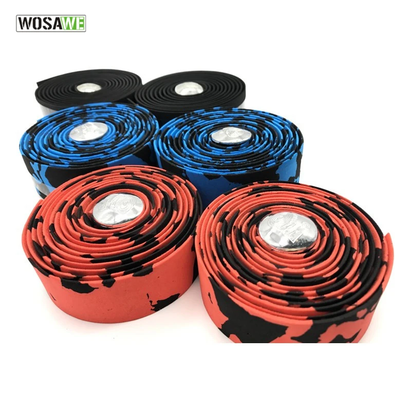 WOSAWE Bicycle Handlebar Tapes Cycling Bandage Handlebar Tape 2 Bar