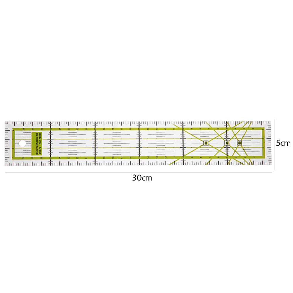 5x30 см прозрачная акриловая швейная Лоскутная линейка для квилтинга ног линейка портного инструмента ручной работы для школьников, студентов, офиса, канцелярские принадлежности в подарок