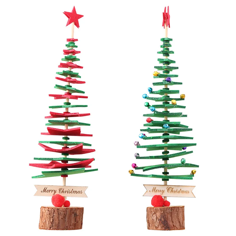 НОВАЯ РОЖДЕСТВЕНСКАЯ мини-елка, рождественское настольное украшение, Рождественский сад, Новогоднее украшение, креативный подарок, мини-елка