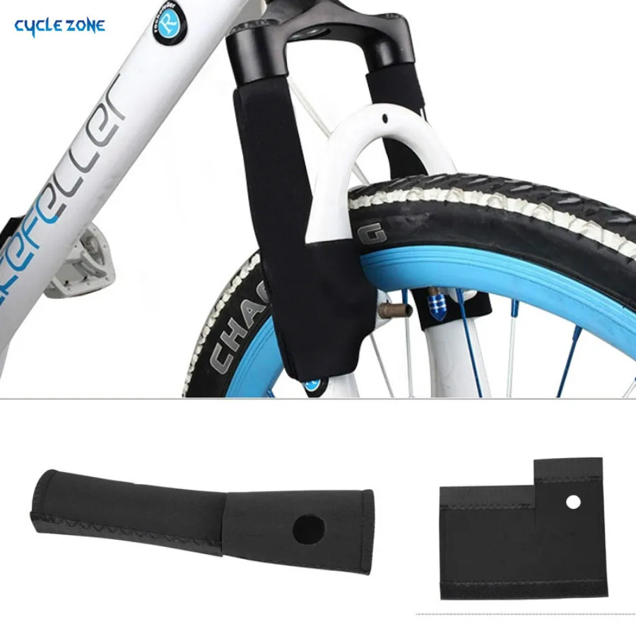 2pcs/lots Bicycle Front Fork Protective Pad Neoprene Mountain Bike