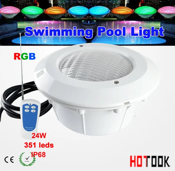Buy 12v outdoor led floodlight 24w IP68 swimming pool