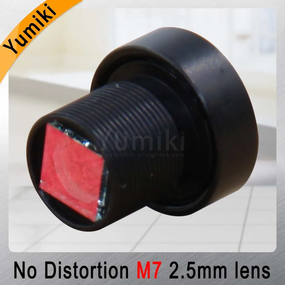 Yumiki 2,5 мм M7 объектив 1/4 дюймов 5MP ИК F1/2,5 не искажают окружающий мир объектив для камеры видеонаблюдения широкий угол 115 градусов