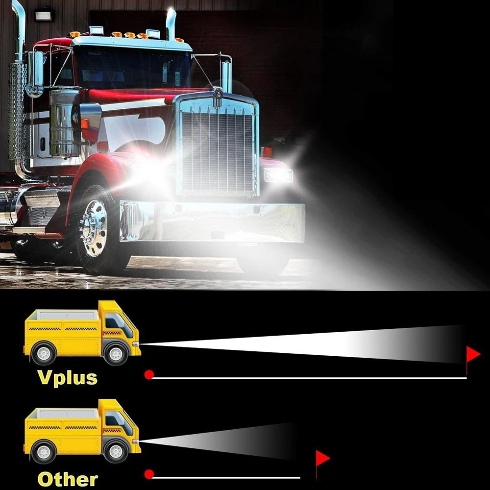Светодиодная фара CO LIGHT 1 пара 4X6 45 Вт Hi Lo 6500K DRL сменная для трактора Kenworth|car light|4x6 led