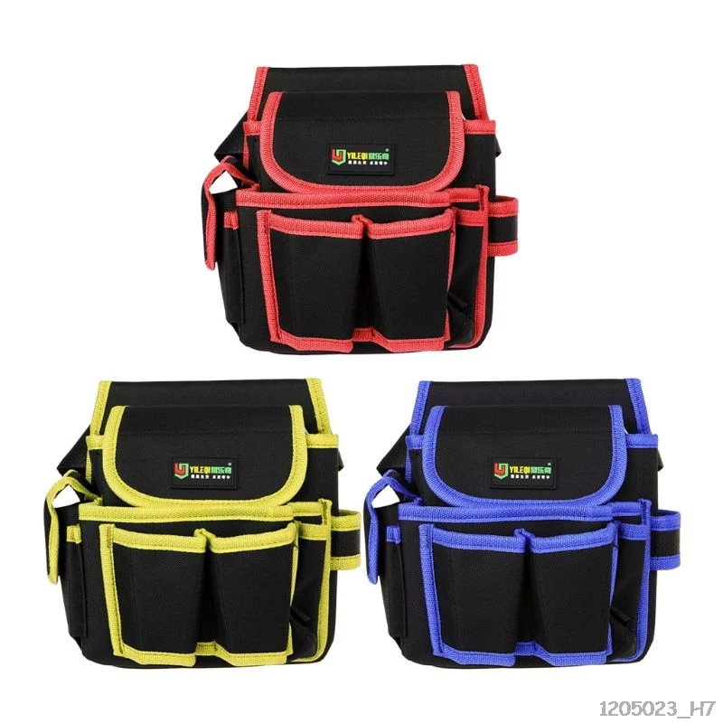 

Multi-Pockets Waist Tool Bag Utility Kit Pouch Electricians Belt Bags Organizer 600D Water Proof Cloth Holder