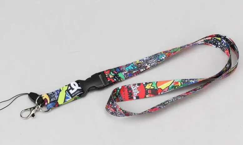 Для Honda omp power Painting ремешок для мобильного телефона JDM Racing lanyard Key/Phone w/iLL Fresh As Fck Domo Shocker и т. Д. Брелок