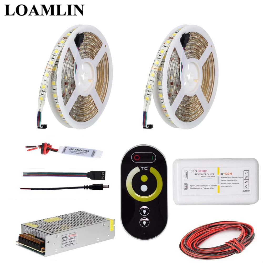 DC12V Светодиодная лента с цветовой температурой SMD5050 RF цветным температурным