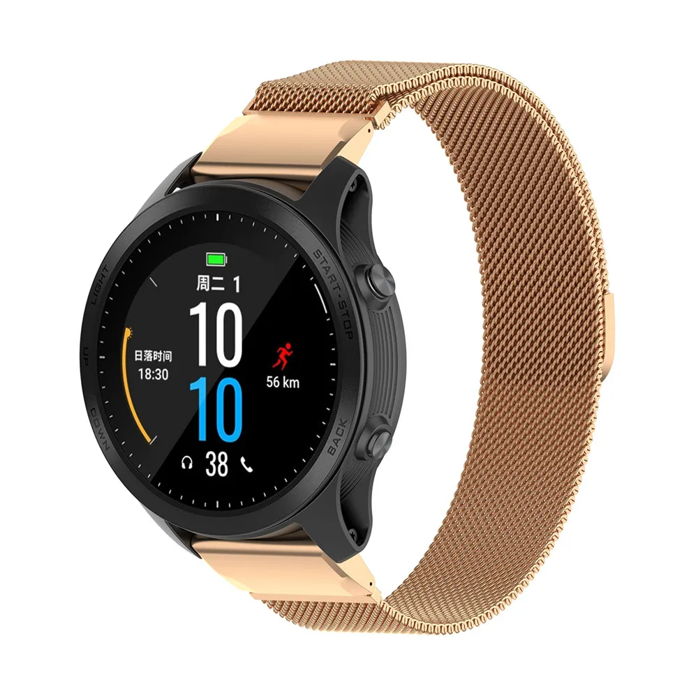 Ремешок из нержавеющей стали для Garmin MARQ Series Forerunner 945 935 fenix 5/5 Plus quatix 5 S60 22