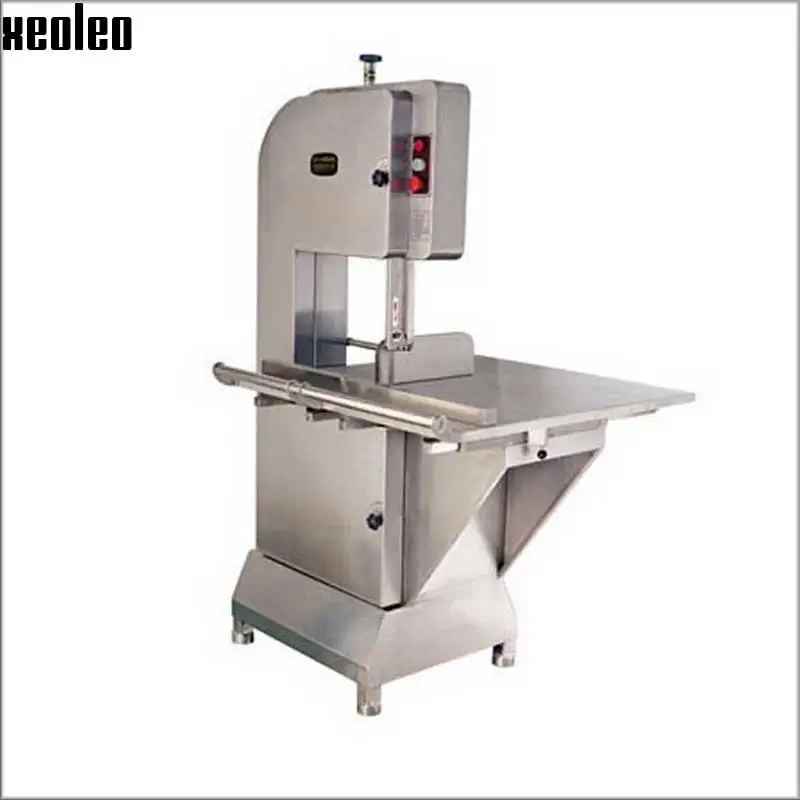 

Xeoleo Commercial Bone Sawing Machine 1500W Stainless Steel Bone Cutter Suitable for Frozen Meat/Bone/Fish 380V